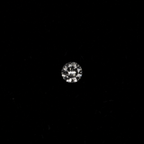0.40 carat natural white sapphire, round 4.5mm Ceylon loose gemstone