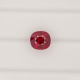 Premium GIA Certified Burma Ruby Cushion Cut 1.79cts 6.73x6.13mm – Heated Red Gemstone