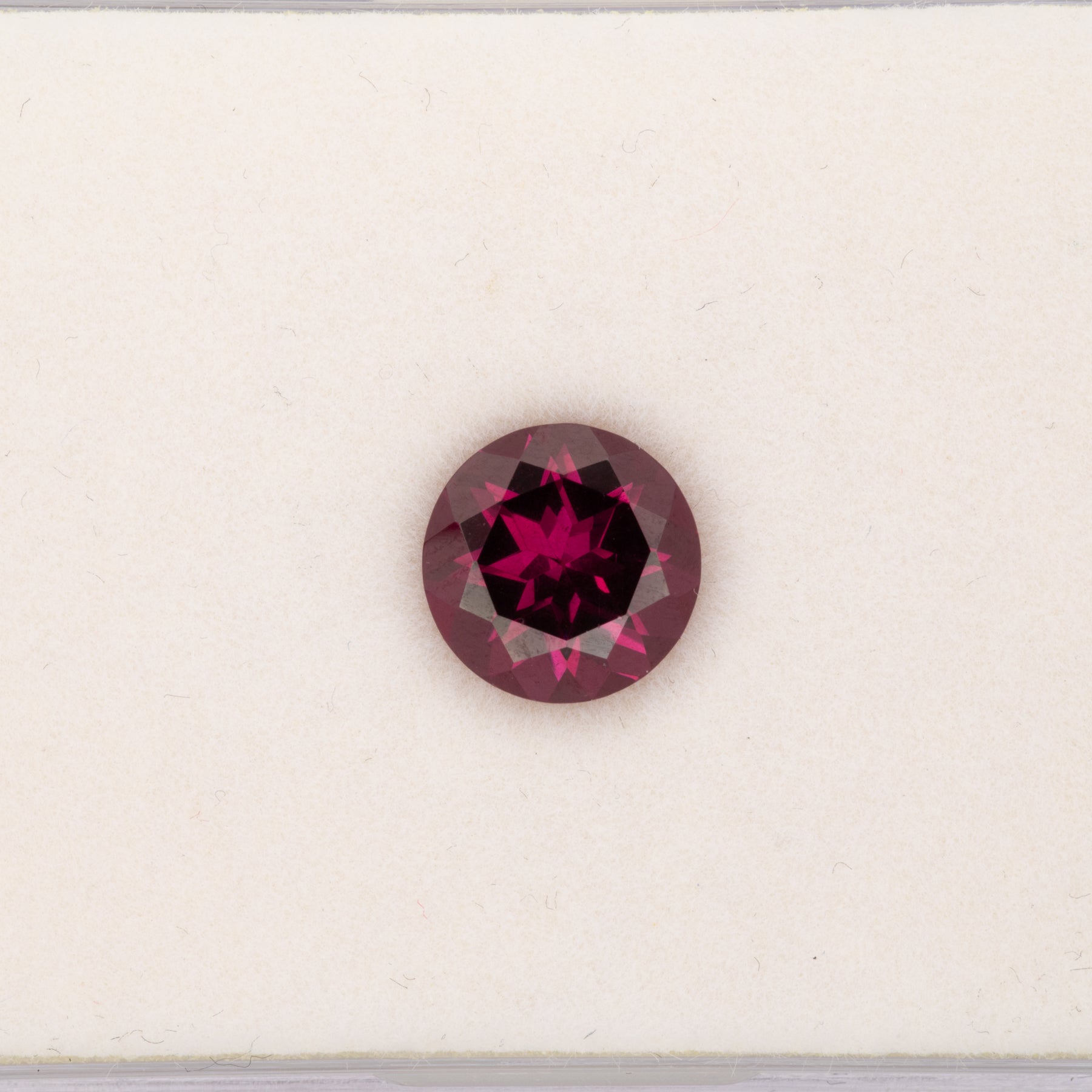 3.11ct Purple Garnet round 8.9mm loose purple gemstone
