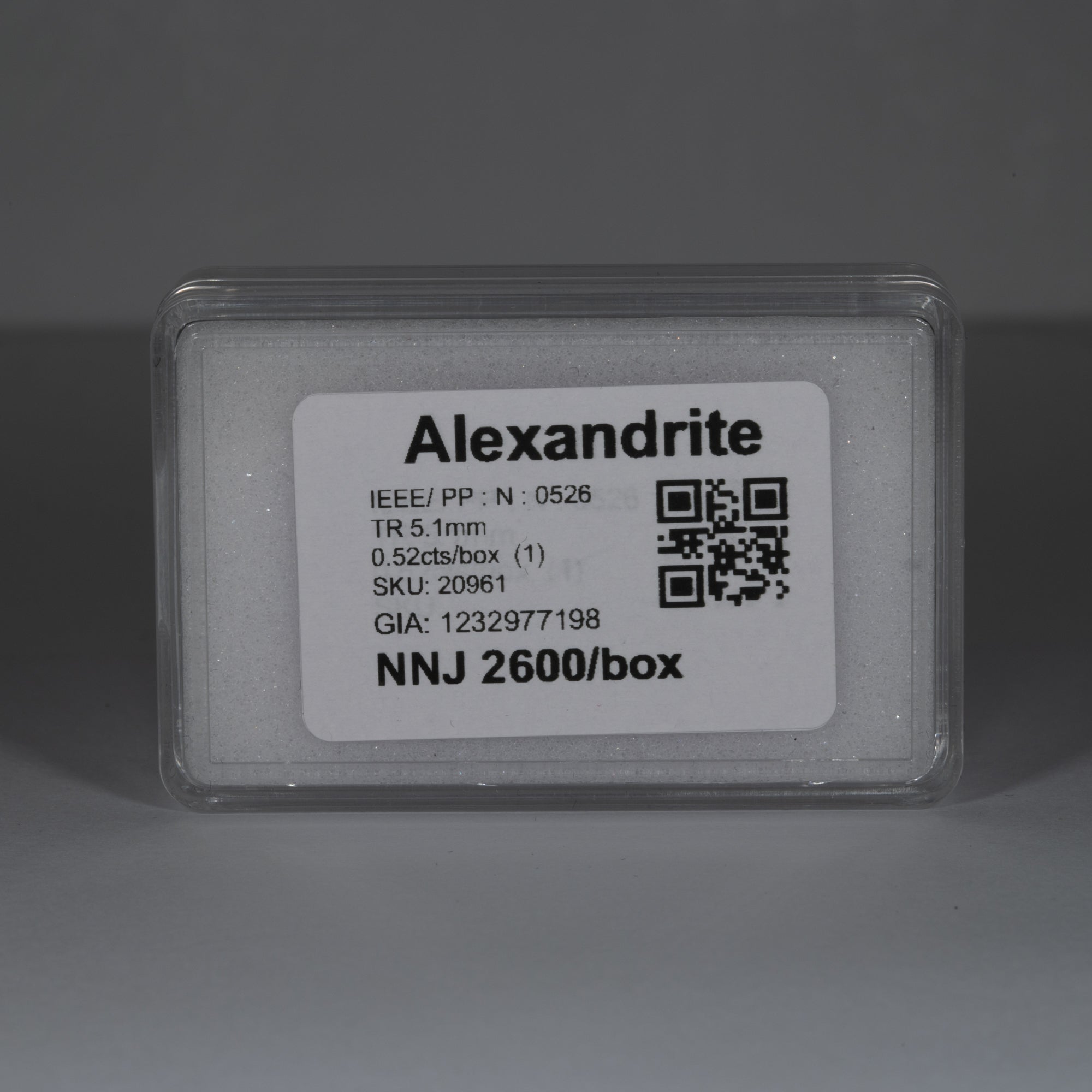 0.52 carat natural color-change alexandrite trillion, 5.1mm untreated loose gemstone – view 5