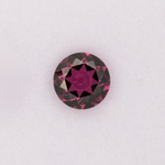 1.51ct Purple Garnet round 7mm loose purple gemstone