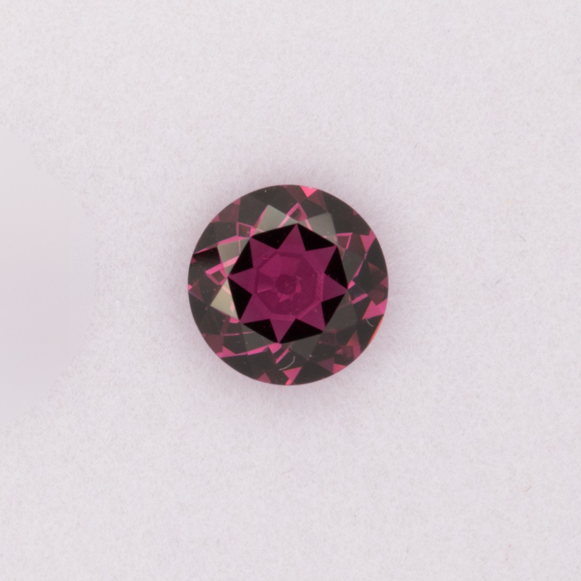 1.51ct Purple Garnet round 7mm loose purple gemstone