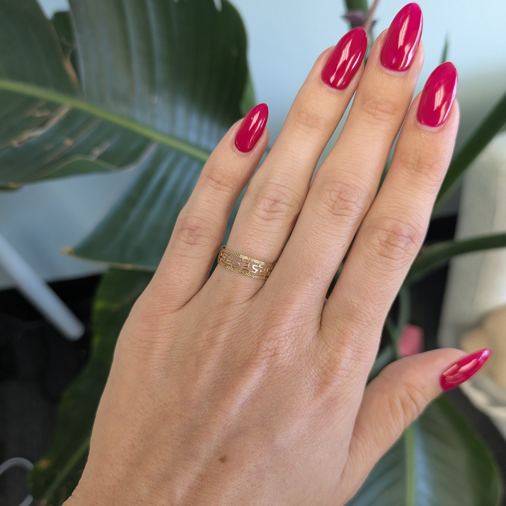 14K yellow gold gold ring