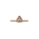 1Ct Yellow Sapphire Ring with Natural Diamond Accents: Solid 14K Gold, 6.3x6.4mm