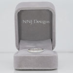 14K white gold lab grown diamond eternity band