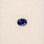 1.00 carat natural purple sapphire, oval 7x5mm Ceylon loose gemstone
