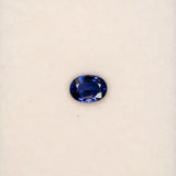 1.00 carat natural purple sapphire, oval 7x5mm Ceylon loose gemstone