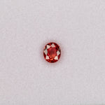 0.97 carat natural padparadscha sapphire, oval 6x5mm pink-orange loose gemstone
