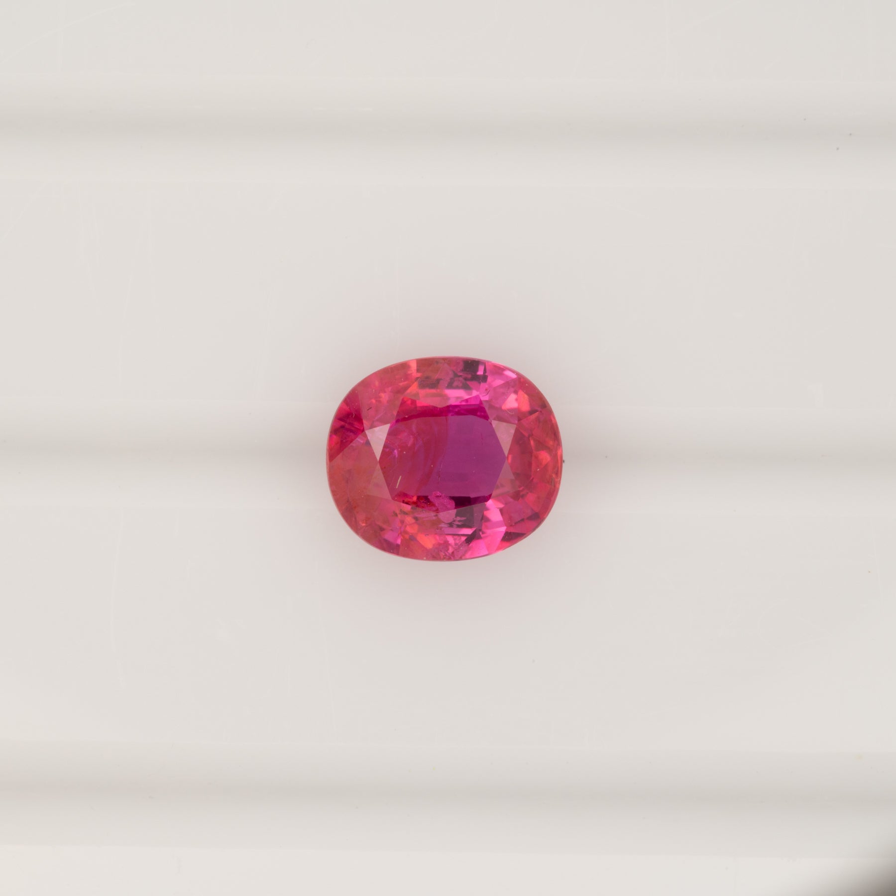 GIA certified natural pink sapphire oval loose gemstone