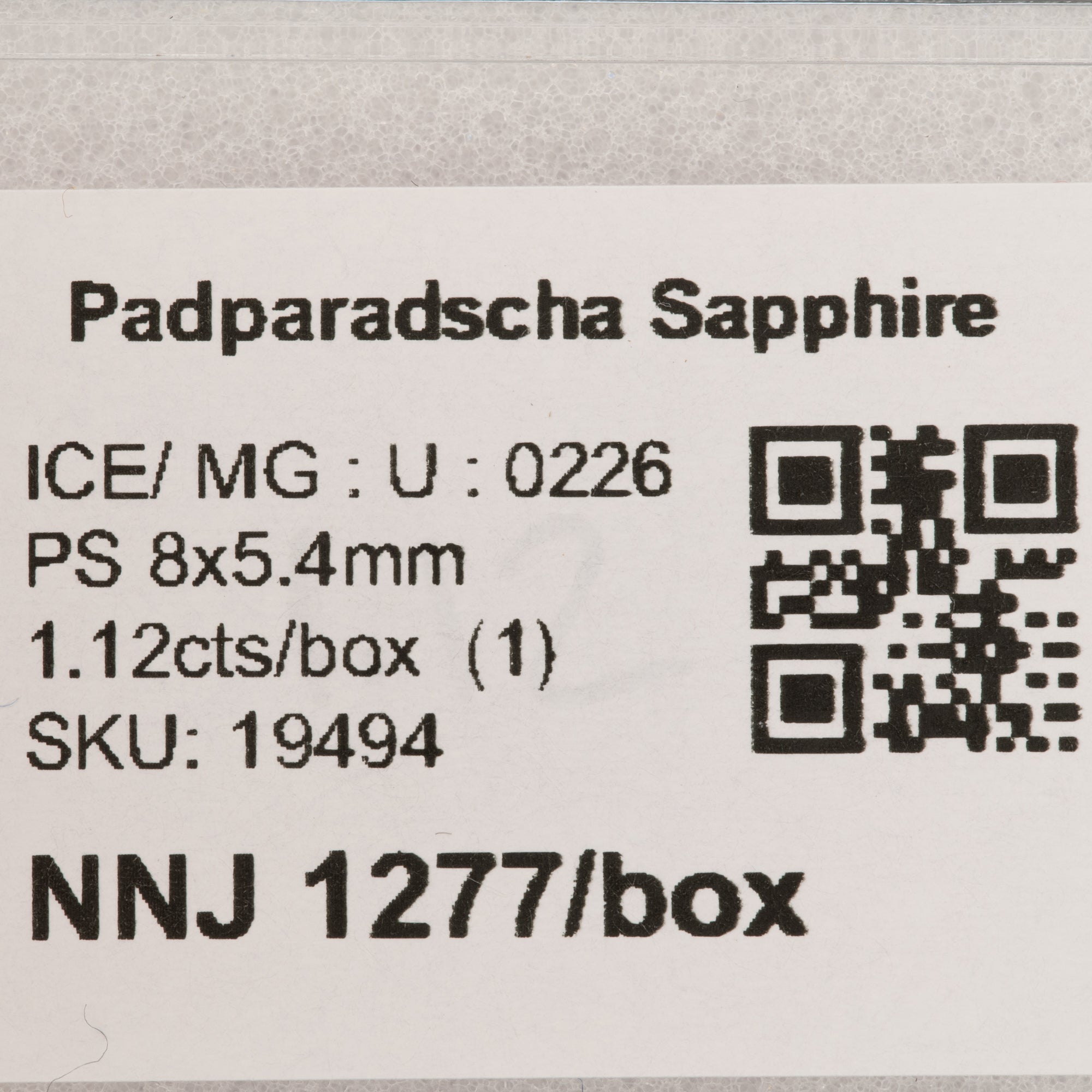 1.12 carat natural padparadscha sapphire pear 8x5.4mm loose gemstone – view 2
