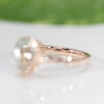 14K rose gold paraiba tourmaline ring