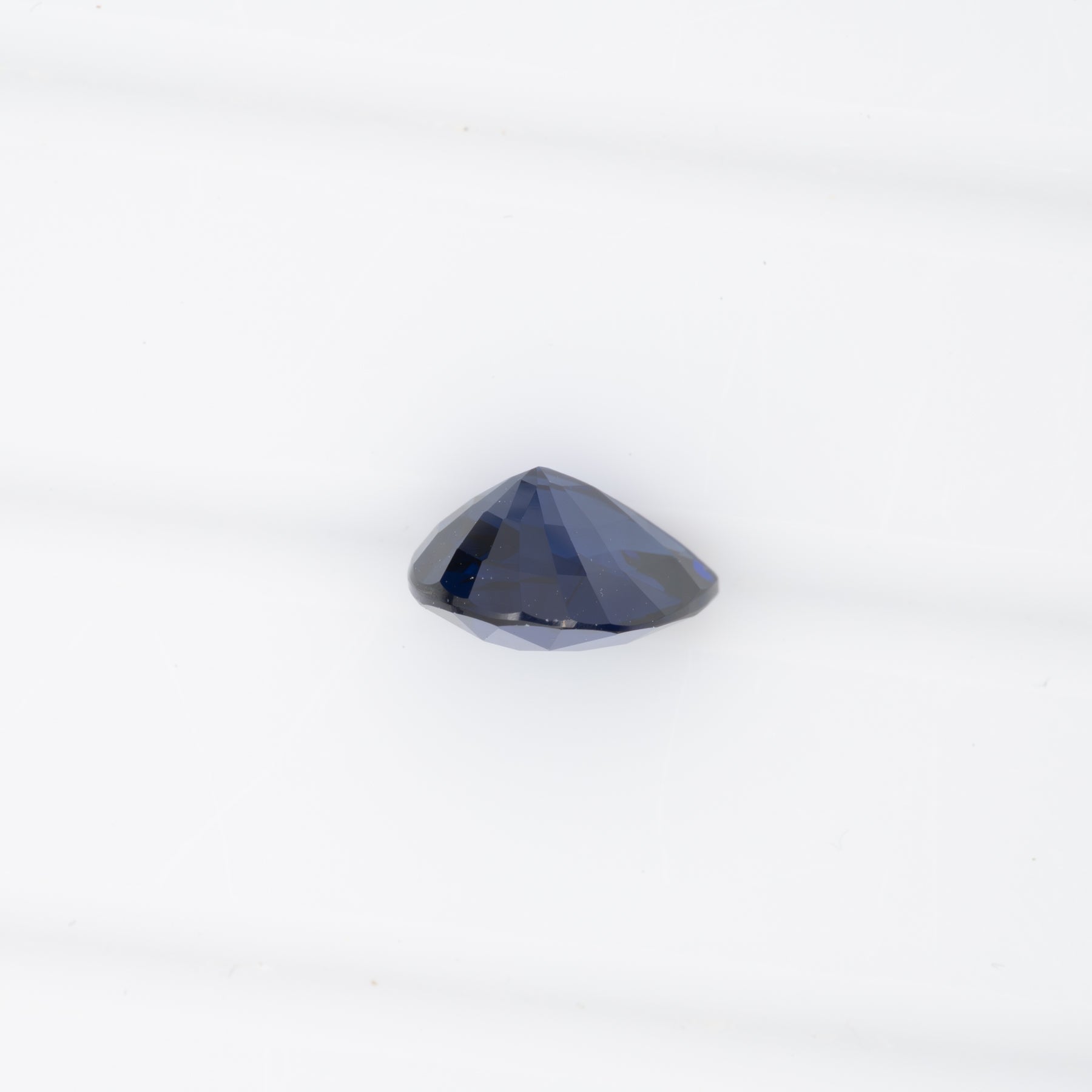 1.12 carat natural blue sapphire pear 8.4x5.9mm loose gemstone – view 2