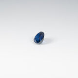 1.54 carat natural blue sapphire cushion 7x6.2mm loose gemstone – view 3