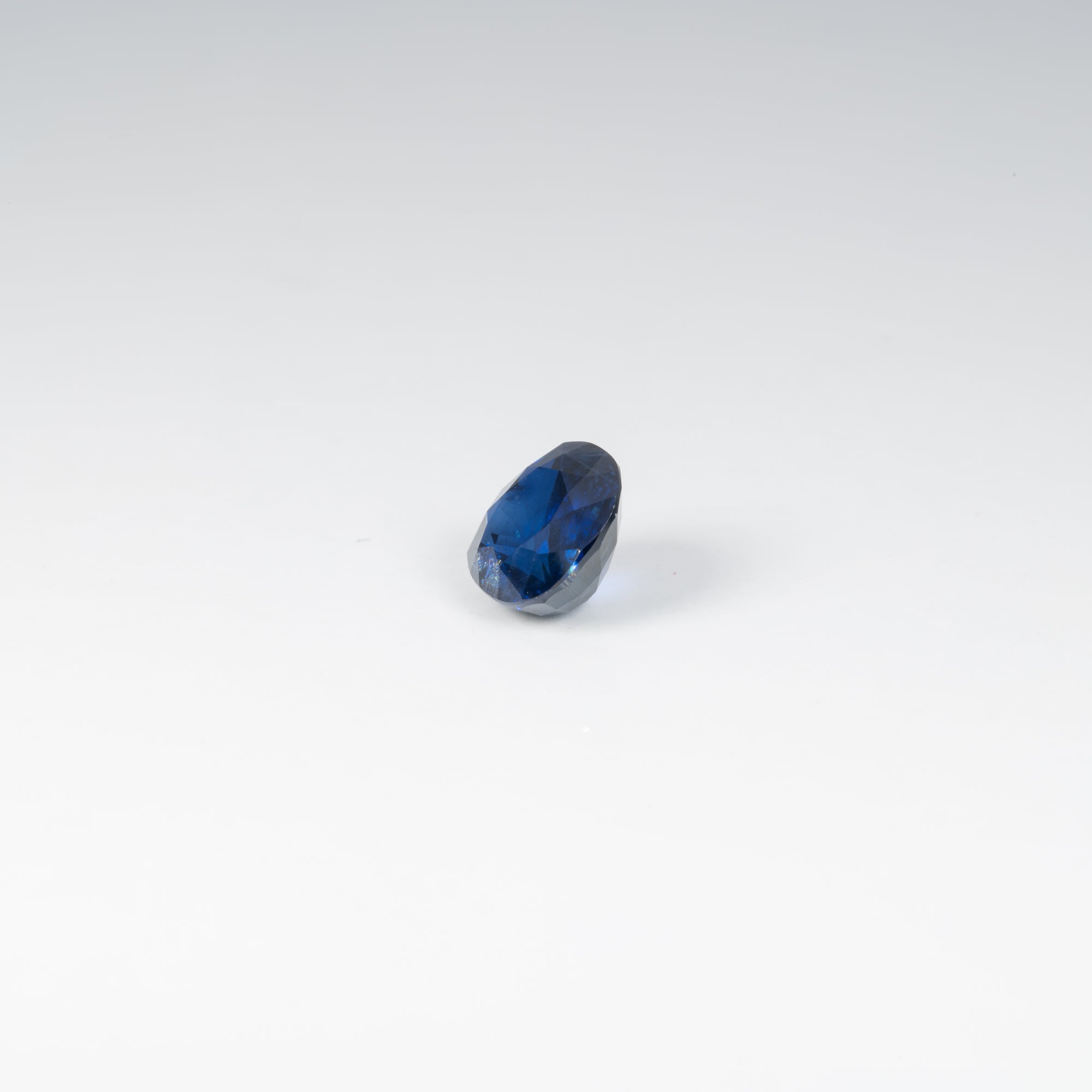 1.54 carat natural blue sapphire cushion 7x6.2mm loose gemstone – view 3