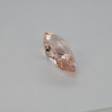 3.70ct Cor de Rosa morganite pear 14.2x8.8mm loose pink gemstone