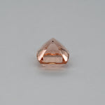 3.97ct Peach morganite cushion 11x9mm loose peach gemstone