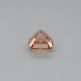 3.97ct Peach morganite cushion 11x9mm loose peach gemstone