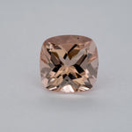 4.20ct Peach morganite cushion 10mm loose peach gemstone