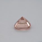 4.20ct Peach morganite cushion 10mm loose peach gemstone