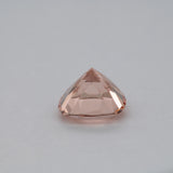 4.20ct Peach morganite cushion 10mm loose peach gemstone