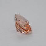 4.67ct Peachy Pink morganite emerald cut 11x9mm loose peach gemstone