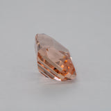 4.67ct Peachy Pink morganite emerald cut 11x9mm loose peach gemstone