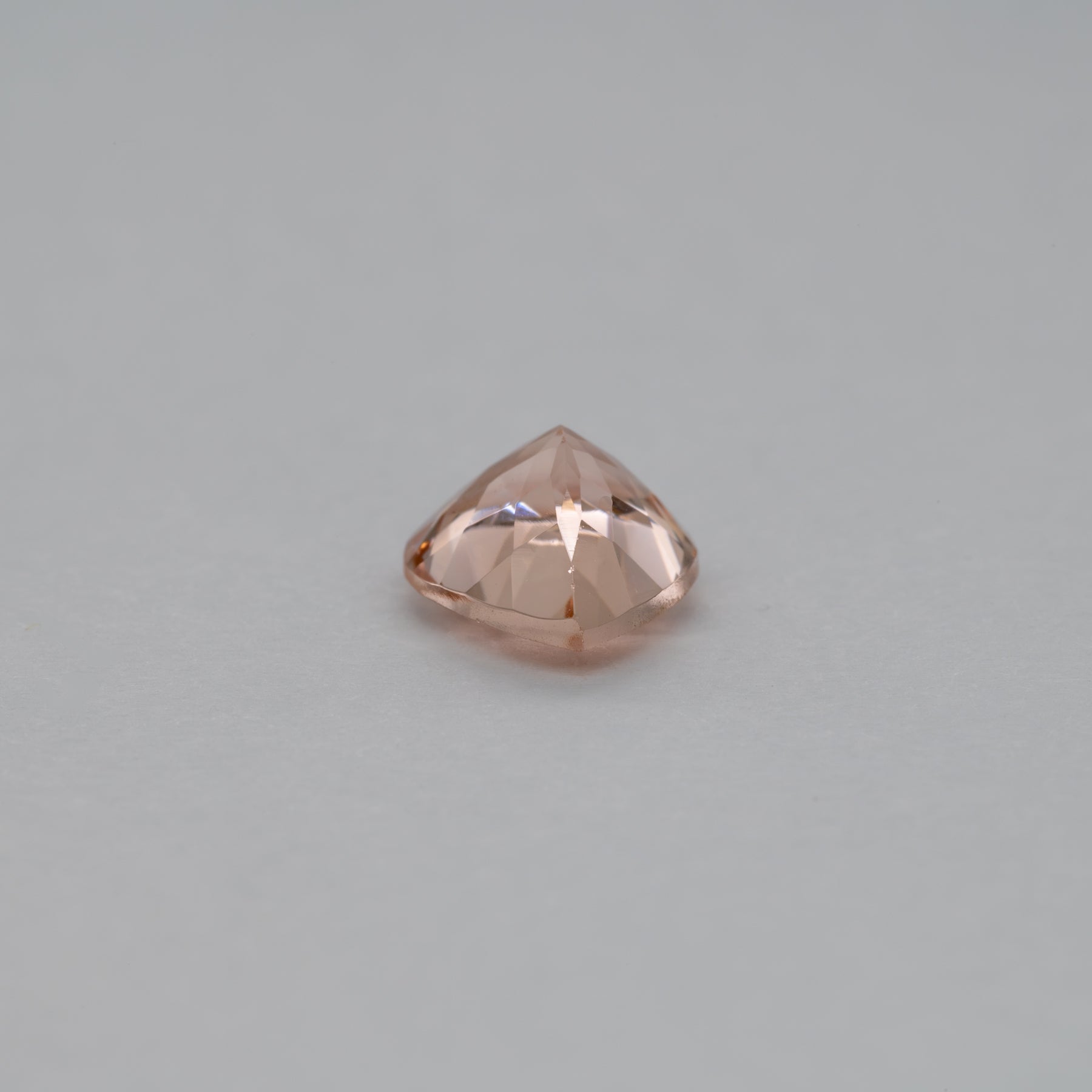 2.15ct Peach morganite pear 10x8mm loose peach gemstone