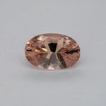 3.50ct Peach morganite oval 13.5x9mm loose peach gemstone