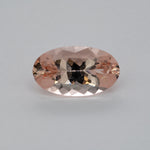 4.84ct Peach morganite oval 15x9mm loose peach gemstone