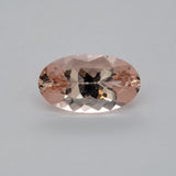 4.84ct Peach morganite oval 15x9mm loose peach gemstone