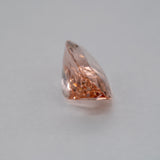 4.84ct Peach morganite oval 15x9mm loose peach gemstone