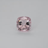 1.94ct Cor de Rosa morganite cushion 8mm loose pink gemstone