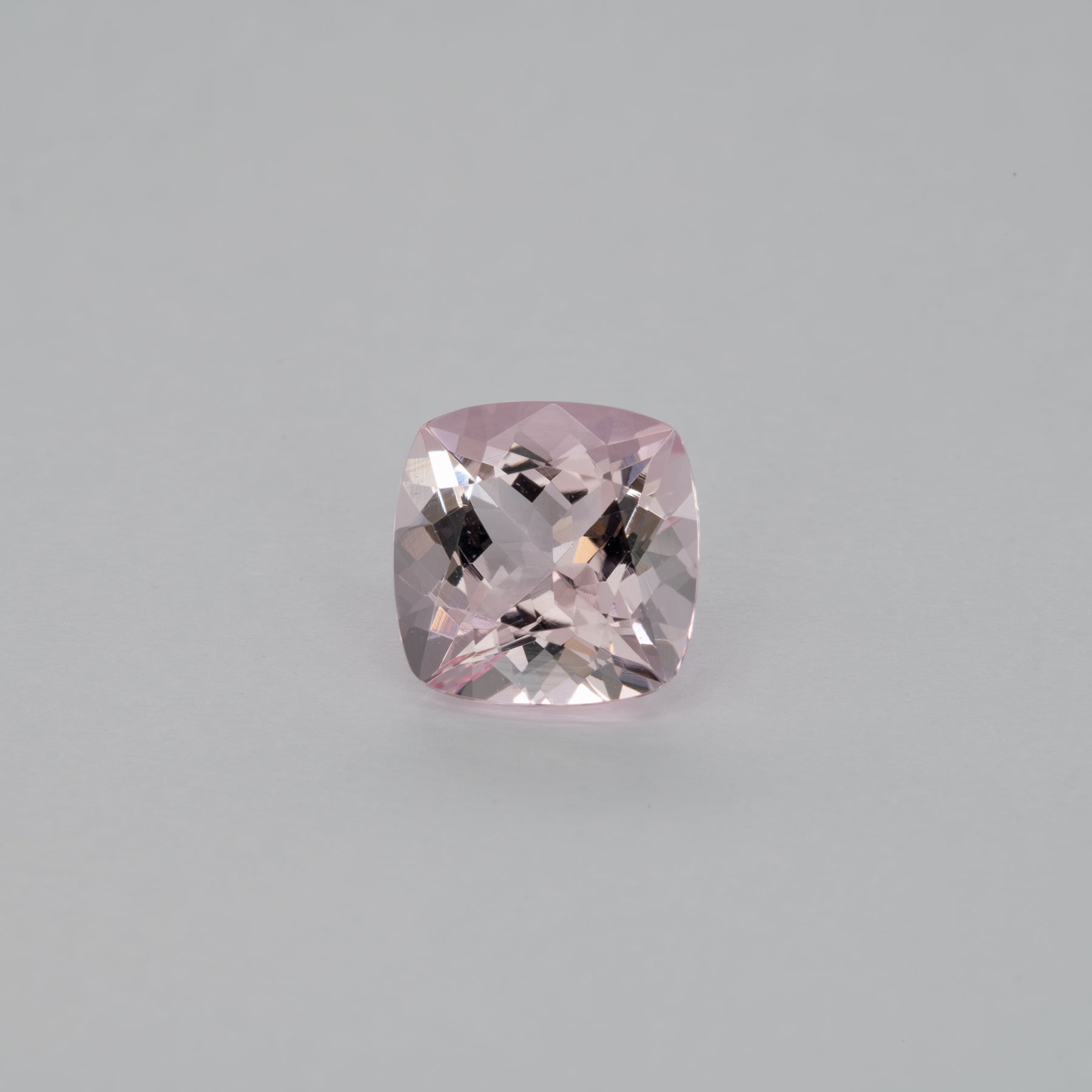 2.71ct Cor de Rosa morganite cushion 9mm loose pink gemstone