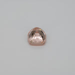 3.97ct Peach morganite cushion 11x9mm loose peach gemstone