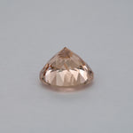2.5ct Peach morganite round 9mm loose peach gemstone