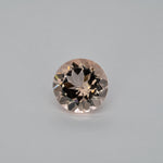 1.77ct Peach morganite round 8mm loose peach gemstone