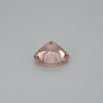 1.77ct Peach morganite round 8mm loose peach gemstone