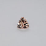 1.60ct Peach morganite trillion 9mm loose peach gemstone