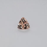 1.60ct Peach morganite trillion 9mm loose peach gemstone