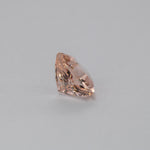1.60ct Peach morganite trillion 9mm loose peach gemstone
