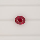 GIA Certified Burma Ruby 7x5.8mm 1.37 Carats Loose Gemstone – Natural Heated Oval Ruby