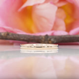 Nimasha | Blue Sapphire Band Ring with 19 Blue Sapphires in Solid 14K Yellow Gold – Colorful Gemstone Band