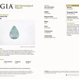 14K rose gold paraiba tourmaline ring