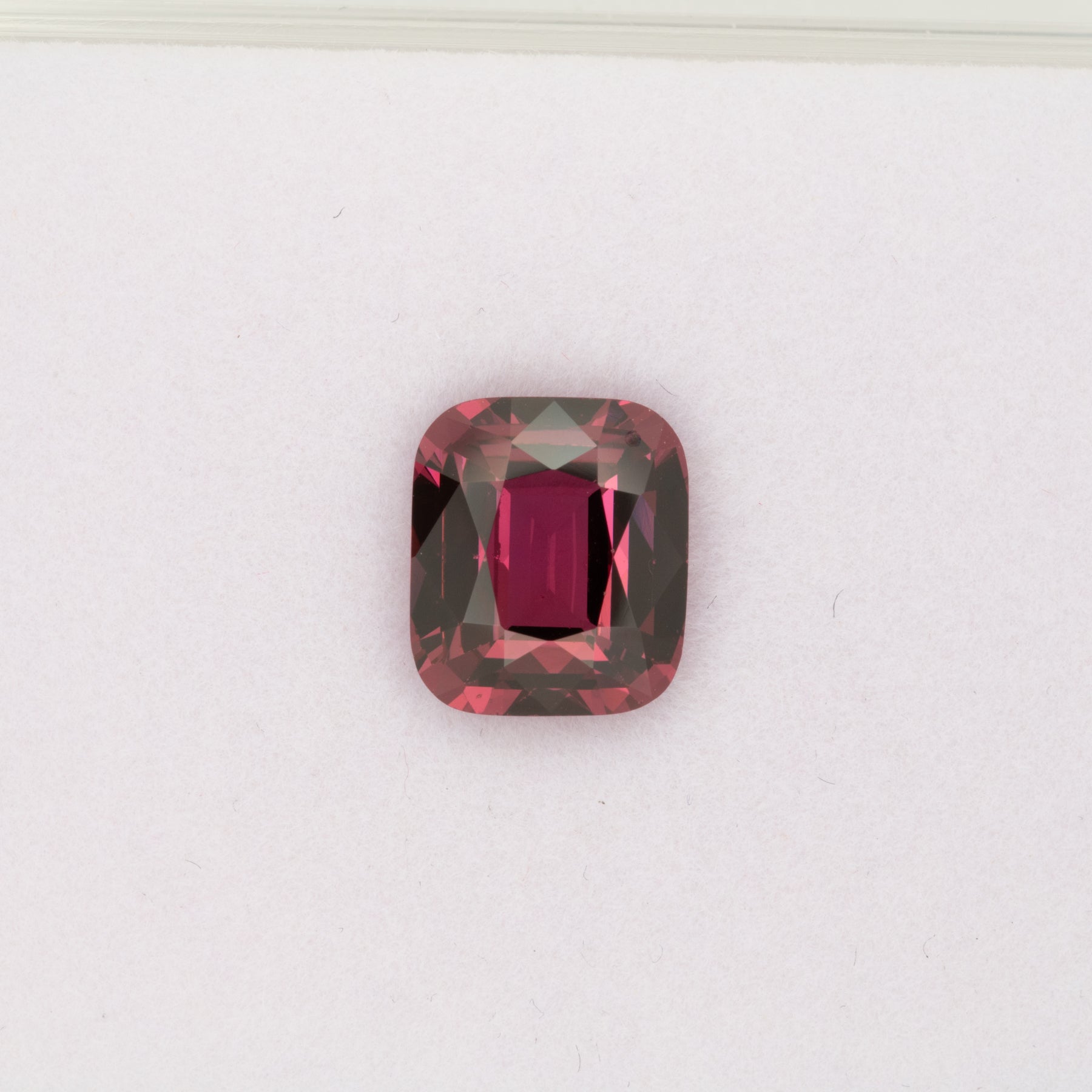 4.01ct Purple Garnet cushion 10.1x8.8mm loose purple gemstone