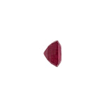 natural faceted square cushion red ruby gemstones for jewelry making