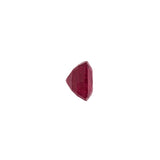 natural faceted square cushion red ruby gemstones for jewelry making