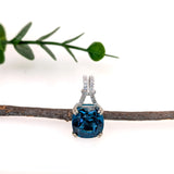 Natural Square Cushion Cut London Blue Topaz – Calibrated Loose Faceted Gemstone for Jewelry Making