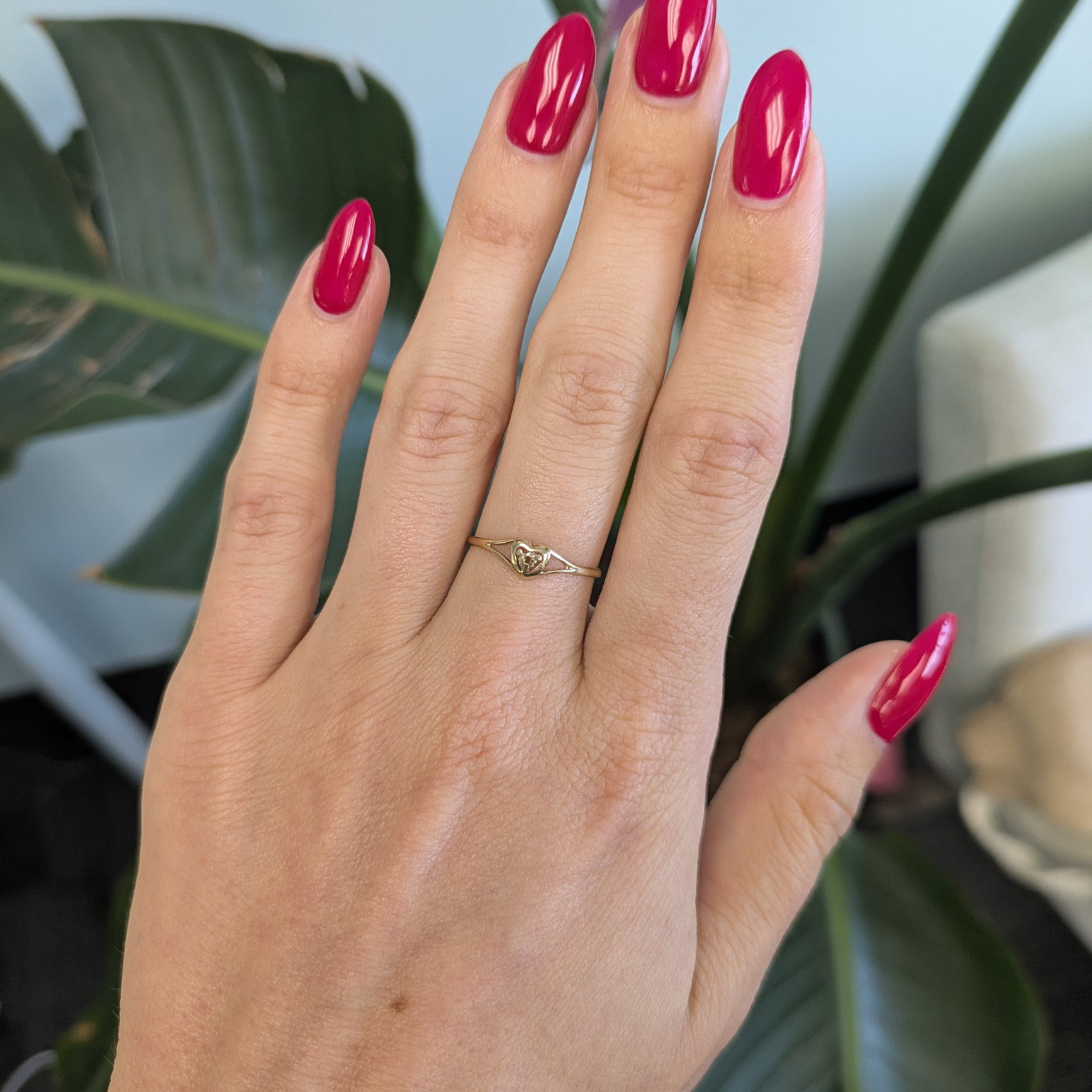 10K yellow gold gold ring