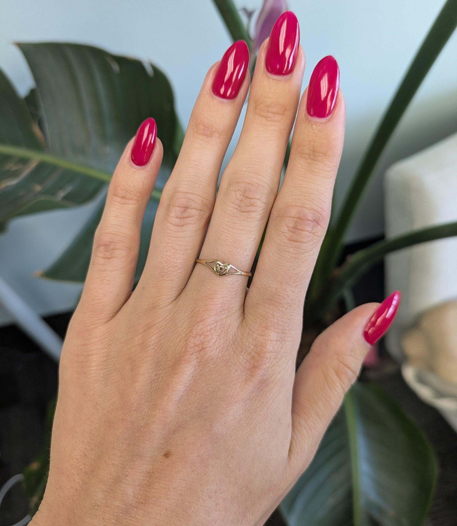 10K yellow gold gold ring