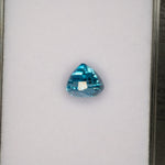 natural cambodian blue zircon oval loose gemstone
